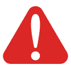 Critical warning sign