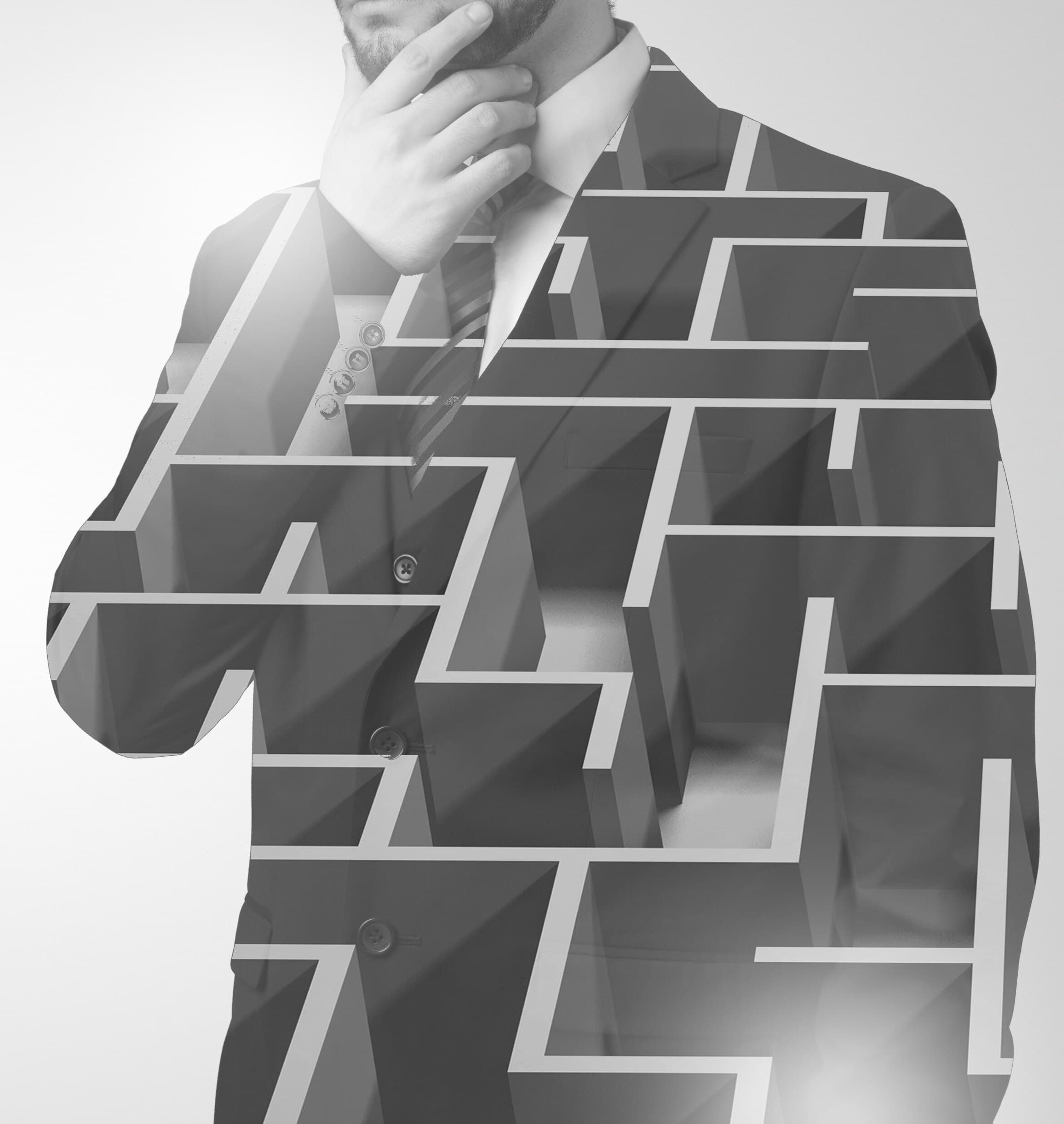 Finding the path through a maze