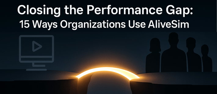 15 ways to use AliveSim - Performance Gap-1
