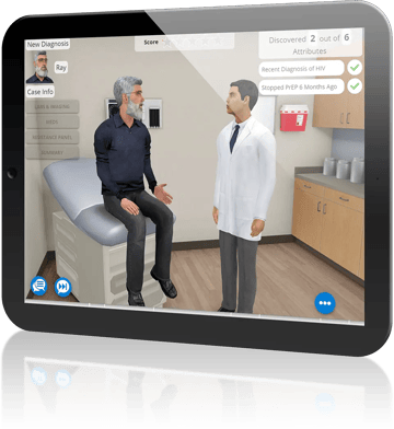 AliveSim Medical Simulation on Tablet