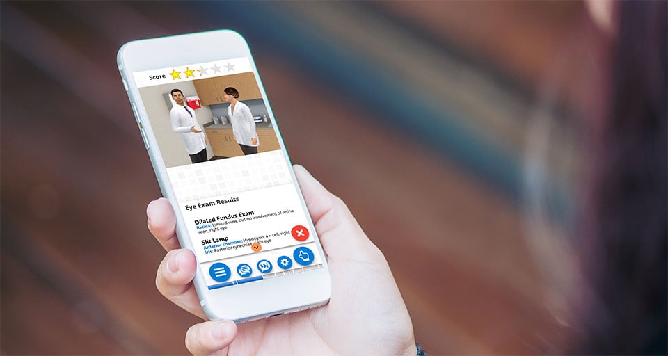 AliveSim CME Simulation Running on a Phone